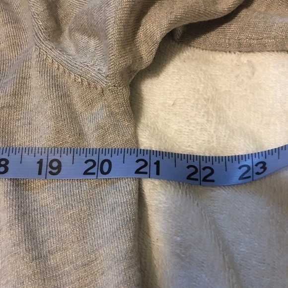 New Directions sz S open front cardigan lace trimmed hem & long sleeves. - Picture 5 of 6